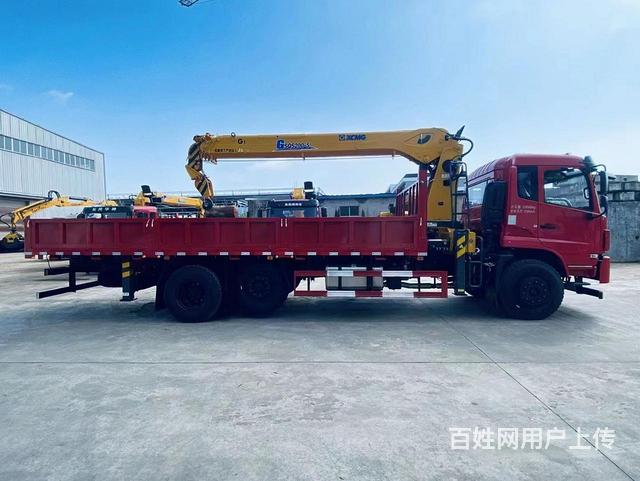 东风A8提升桥六缸机8吨额载可达11吨的后八轮随车吊 厂家报的图片