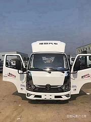 新款福田奥铃M卡小型冷藏车 牛羊肉肉钩保温车 报价多少