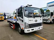 一托二蓝牌清障车 道路救援车 拖车厂家直销