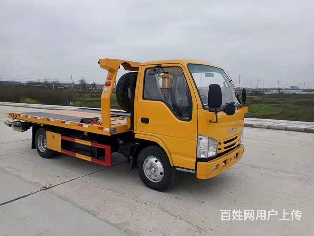 庆铃五十铃蓝牌一拖二道路救援拖车厂家直销可分期