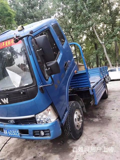 16年奥驰平板货车，4.8米，超长蓝牌的图片
