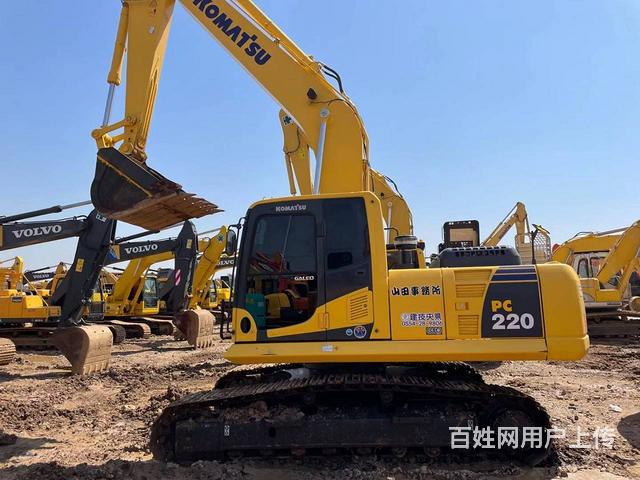 出售二手挖掘机小松220手续齐全质保两年包邮可分期的图片
