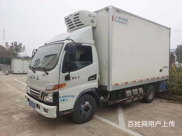 21年5月江淮骏铃4米2蓝牌冷藏车 国五特价出的图片