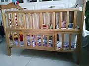 品牌 实木婴儿床.低价转让