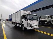 4.2米五十铃蓝牌冷藏车 国六食品小型厢式冷冻车