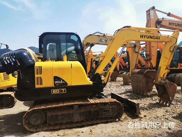 急转二手挖掘机现代60-7手续齐全质保一年全国包送的图片