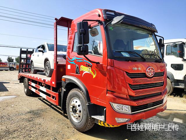 龙V2.0国六6.8米单桥挖机拖板车 全国联保的图片