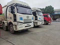 出售二手解放水泥砂浆两用罐车，19年5月420马力