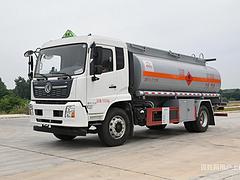 陕西渭南天锦小三轴前四后六10吨油罐车14.9方运油车厂价直
