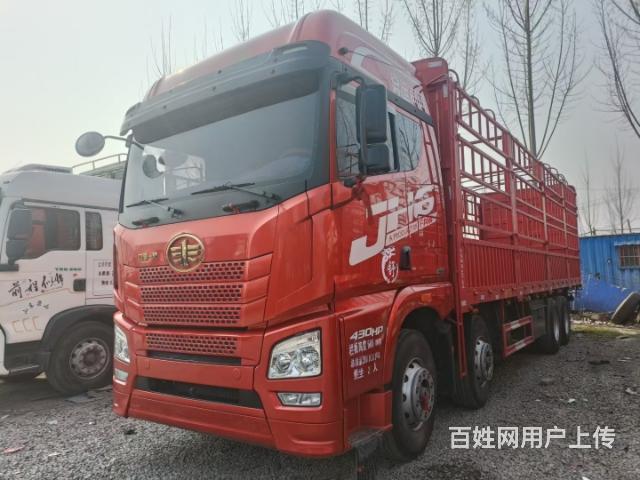 个人转让二手解放前四后八9.6米载货车430马力的图片