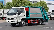 可入地下室的蓝牌后装压缩垃圾车 全国联保送货上门