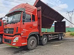 东风天龙前四后八飞翼箱车9.6米350马力国五