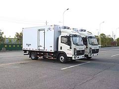 重汽豪沃宽体4.0米冷藏车 国6厂家可分期送到家