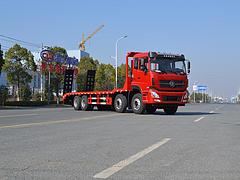 前四后八350马力挖机平板拖车 四桥挖机拖板车 特价现车供应