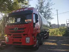 吉安转让65吨粉粒物料运输车，二手砂浆车，国五