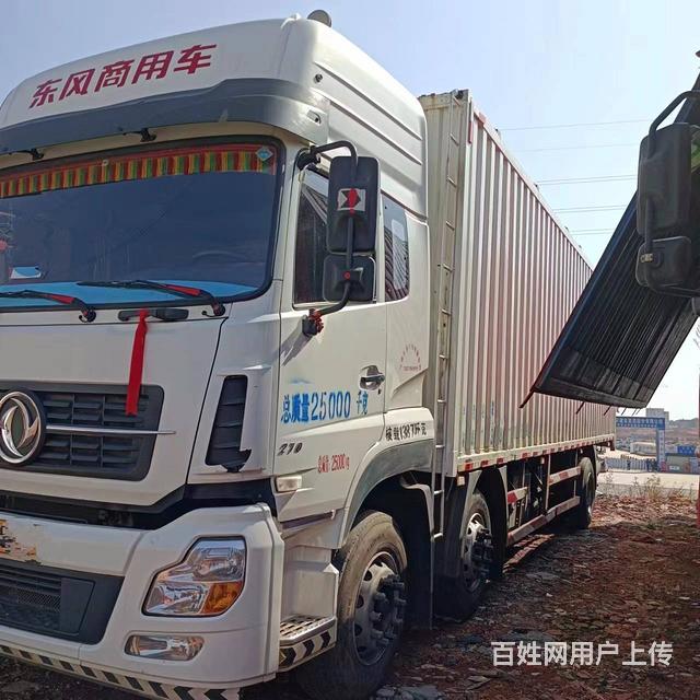 个人出售东风天龙三桥9.6米厢车，带全险的图片