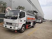 东风多利卡5吨油罐车 流动运油车 哪里买便宜