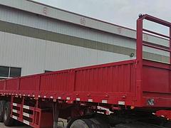 整车出售13米标箱半挂车  高60公分  钢板桥