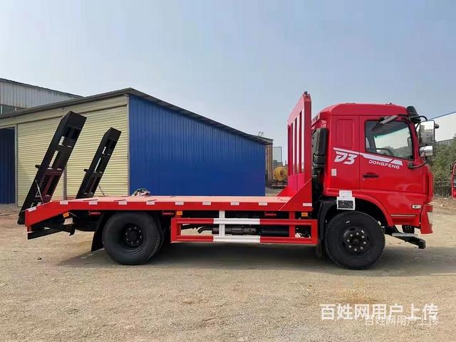 单桥东风平板车 单桥东风挖机拖车 怎么卖的的图片