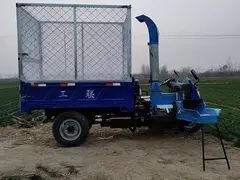 三轮铡草车，改装铡草车，移动铡草车