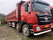 出售18年国五8.6米欧曼前四后八自卸车430马力