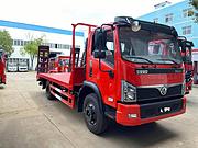 经济款东风福瑞卡平板车 拖120挖掘机板车 包送车