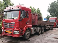 陕汽德龙 半挂车 平板式 国5