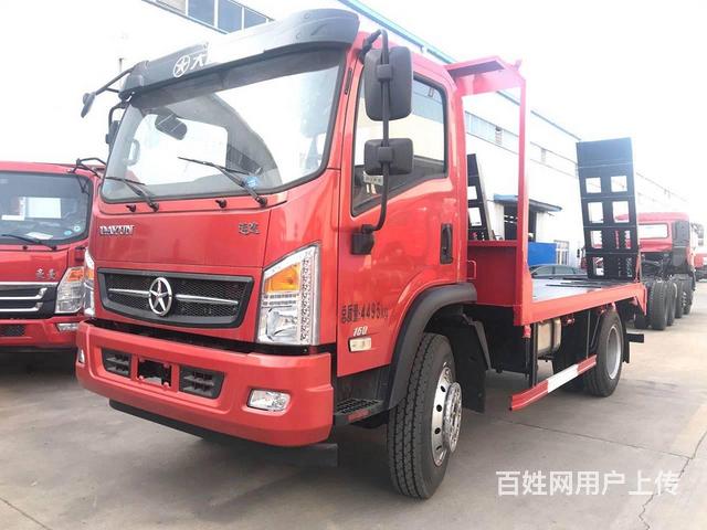 湖北大运蓝牌平板拖车 征途运途驾驶室 c证可驾驶