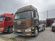 出售二手解放牵引车 550马力 国五排放锡柴发动机
