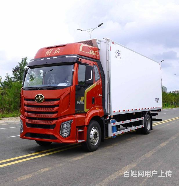 6.8米解放J6G领航版带液缓冷藏车厂家促销包上户的图片