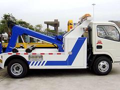 蓝牌一拖一清障车 东风多利卡平板清障车