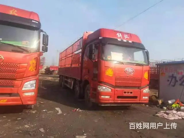 急转二手9米6高栏车 国五 前四后八 420马力的图片