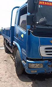 菏泽5米后翻自卸奥驰平板货车，蓝牌