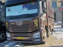 一年整290马力 解放JH6 半挂车 高栏 国5