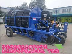 自动装车转笼式农田捡石机 拖拉机牵引工地荒山清石机