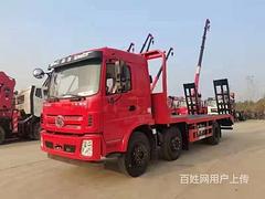 河池国六三环前四后四平板车457缩短桥拖车市场报价