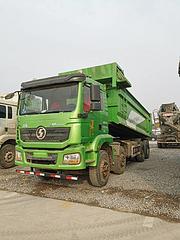 急售19年二手德龙自卸车 350马力  前四后八