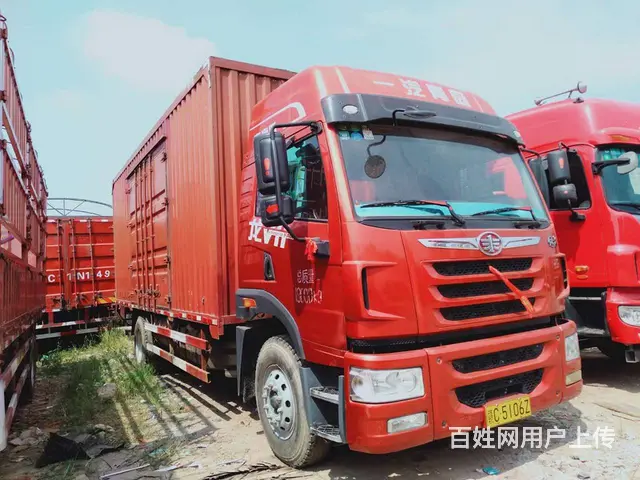 解放龙V 单桥厢式，220马力  原版车况的图片