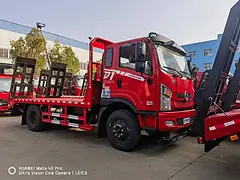 张家界挖机拖板车 120/150挖机拖车多少钱一辆