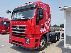 国五预挂牌 红岩杰狮牵引车 520马力 双驱带液缓