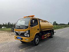 21年东风福瑞卡5立方吸粪车，免费送一个警灯