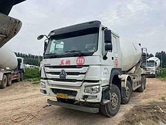 出售二手豪沃搅拌车 380马力 大20方 前四后八