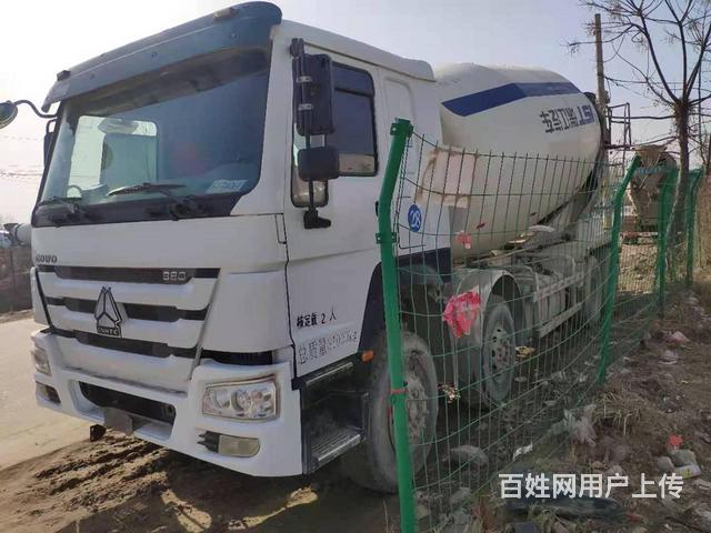 18年二手豪沃大20方搅拌车马力380瑞江上装