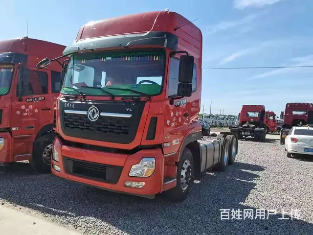 出售二手天龙牵引车 国五400马力双驱轻体原版车的图片