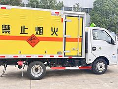 3.5米东风涂逸蓝牌8类腐蚀品厢式货车多少钱一台