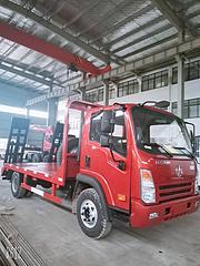 大运蓝牌国5挖机平板运输车170马力多少钱