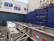 二手骨架半挂车 13.95米骨架半挂车 手续齐全