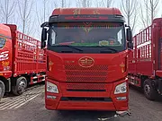 出售二手解放9.6米高栏载货车 前四后八 国五排放