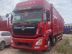 出售21年上户二手东风天龙前四后四9.6米高栏货车