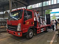 漳州豪沃平板运输拖车拖60/80挖机拖板车新型包上户
